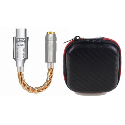 Type C to 3.5Mm Hifi DAC Earphone Amplifier USB C Audio Decoder AMP Adapter CB1200AU Chip Sound Card Digital Decoder for Android
